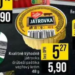 Jip Kvalitně Výhodně játrovka drůbeží paštika vepřový krém nabídka