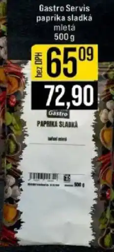Jip Gastro Servis paprika sladká mletá nabídka