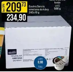 Jip Gastro Servis smetana do kávy nabídka