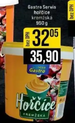 Jip Gastro Servis hořčice kremžská nabídka