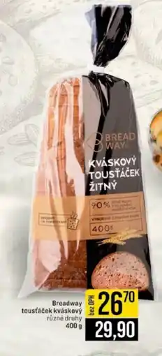 Jip Breadway tousťáček kváskový různé druhy nabídka
