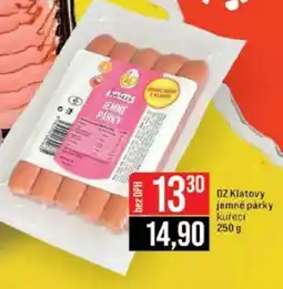 Jip DZ Klatovy jemné párky kureci nabídka