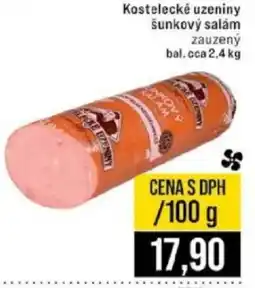 Jip Kostelecké uzeniny šunkový salám zauzený nabídka