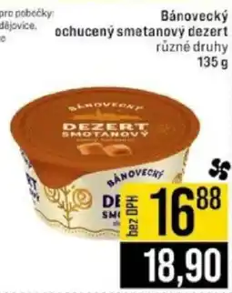 Jip Bánovecký ochucený smetanový dezert nabídka