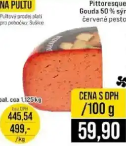 Jip Pittoresque Gouda 50% sýr červené pesto nabídka