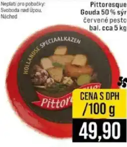 Jip Pittoresque Gouda 50% sýr červené pesto nabídka