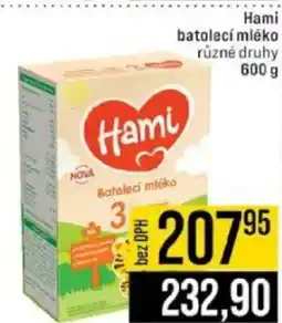 Jip Hami batolecí mléko nabídka