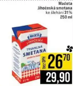 Jip Madeta Jihočeská smetana ke šlehání 31% nabídka