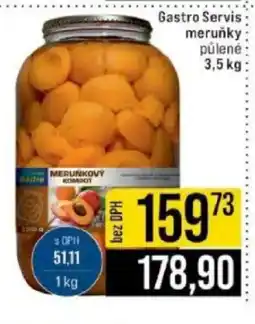 Jip Gastro Servis meruňky půlené nabídka