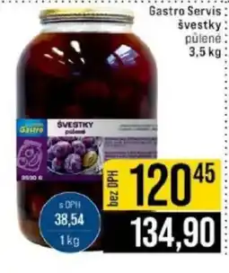 Jip Gastro Servis švestky nabídka