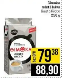 Jip Gimoka mletá káva Gusto Ricco nabídka