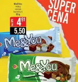 Jip Me&You milky Cocoa hazelnut nabídka