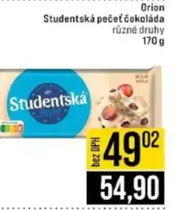 Jip Orion Studentská pečeť čokoláda nabídka