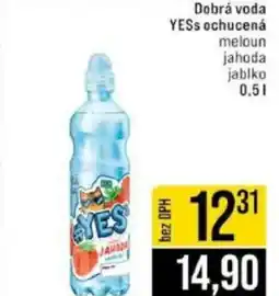 Jip Dobrá voda YESS ochucená nabídka