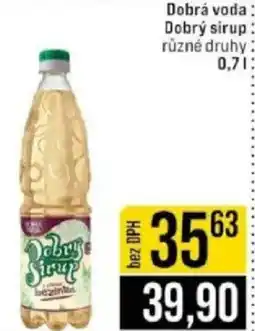 Jip Dobrá voda Dobrý sirup nabídka