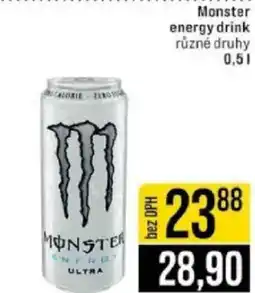Jip Monster energy drink nabídka
