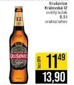 Jip Krušovice Královská 12 světlý ležák nabídka