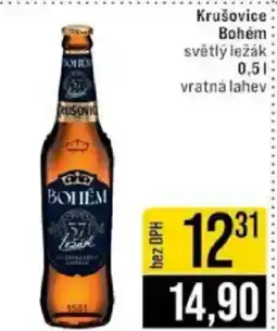 Jip Krušovice Bohém světlý ležák nabídka