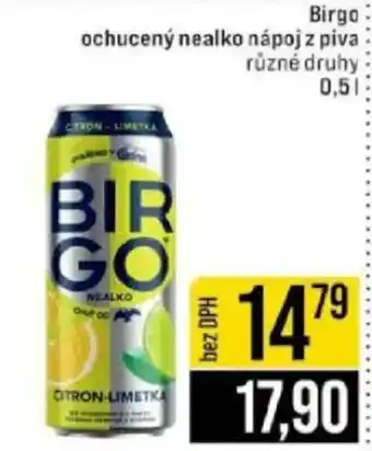 Jip Birgo ochucený nealko nápoj z piva nabídka