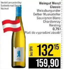 Jip Weingut Wenzl Classic nabídka