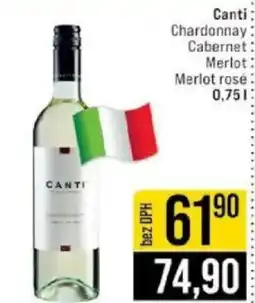 Jip Canti Chardonnay Cabernet Merlot Merlot rose nabídka