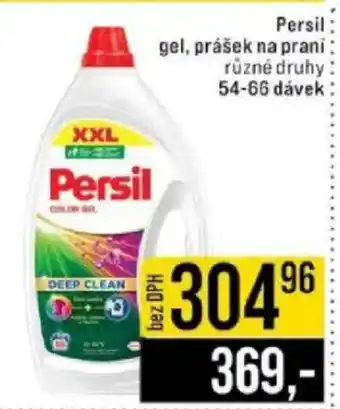 Persil gel, prášek na praní