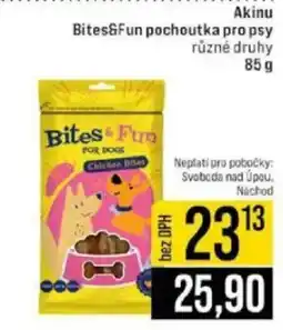 Jip Akinu Bites&Fun pochoutka pro psy nabídka
