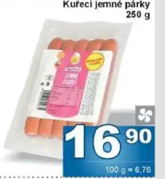 Kuřecí jemné párky