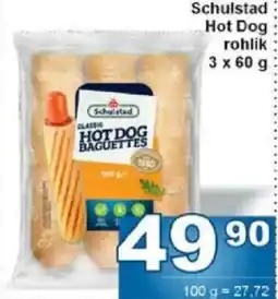 Jip Schulstad Hot Dog rohlik nabídka