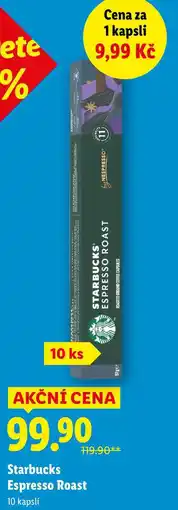 Lidl Starbucks Espresso Roast, 10 kapslí nabídka