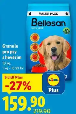 Lidl Granule pro psy s hovězím nabídka