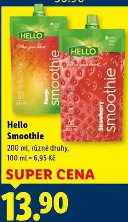 Lidl Hello Smoothie nabídka
