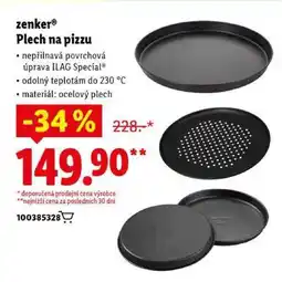 Lidl zenker Plech na pizzu nabídka