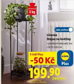 Lidl Livarno Stojan na květiny nabídka
