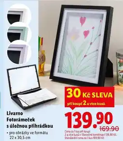 Lidl Livarno Fotorámeček s úložnou přihrádkou nabídka