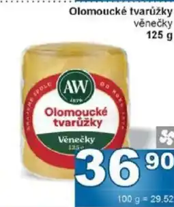 Jip Olomoucké tvarůžky věnečky nabídka