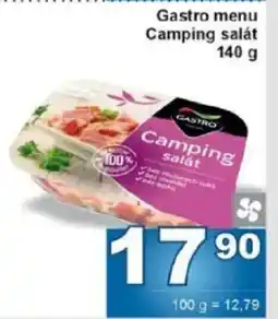 Jip Gastro menu Camping salát nabídka