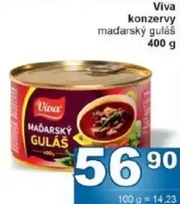 Jip Viva konzervy maďarský guláš nabídka