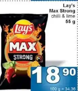 Jip Lay's Max Strong chilli & lime nabídka