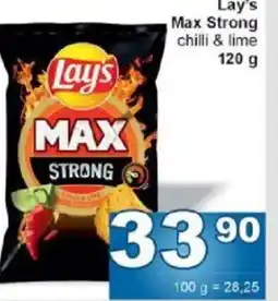 Jip Lay's Max Strong chilli & lime nabídka