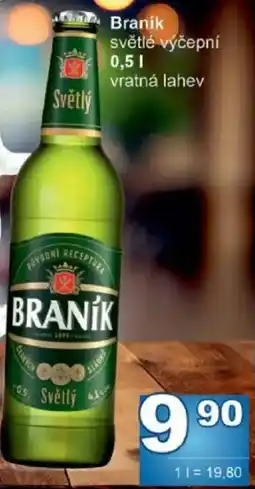 Jip Braník světlé výčepní nabídka