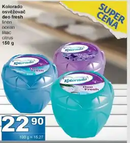 Jip Kolorado osvěžovač deo fresh nabídka