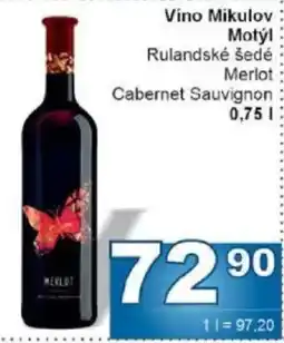 Jip Víno Mikulov Motýl nabídka