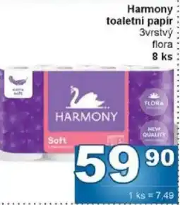 Jip Harmony toaletní papír nabídka
