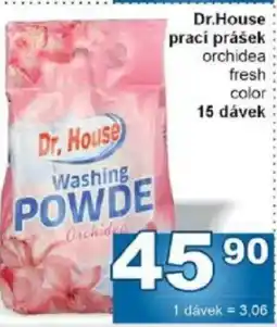 Jip Dr.House prací prášek orchidea fresh color nabídka