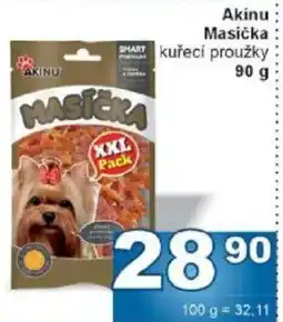 Jip Akinu Masička kuřecí proužky nabídka