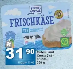 Jip Gutes Land Čerstvý sýr přírodní nabídka