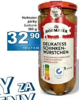Jip Hofmaier párky šunkové nabídka