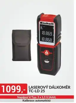 Baumax Laserový dálkoměr TC-LD 25 nabídka