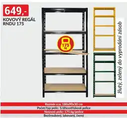 Baumax Kovový regál rndu 175 nabídka